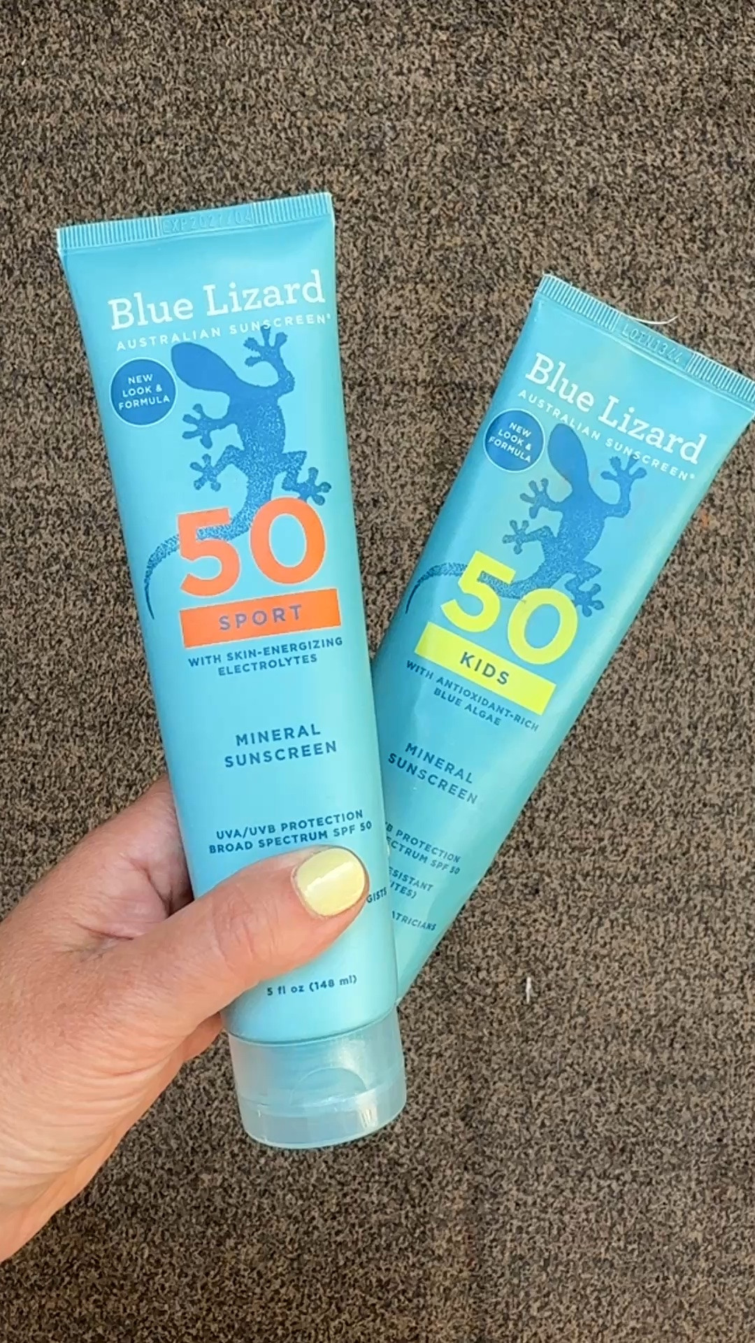 This is literally the only sunblock I use on myself and my family. I’ve done so much research and with all the harsh chemicals out there in sunblocks, I did not want to put that on my kids. I found blue lizard last summer and it is amazing. It has no harsh chemicals. It is reef safe. It is environmentally friendly, and it works!!  we put this on once and then maybe reapplied one more time every beach day last year no one ever got burned it protects awesomely. It has a beautiful Sheen. It doesn’t feel sticky. I honestly have bottles and bottles of this because it’s the only sunblock I’ll use on my family. I highly recommend this.

#LTKmomlife #LTKSeasonal #LTKKids