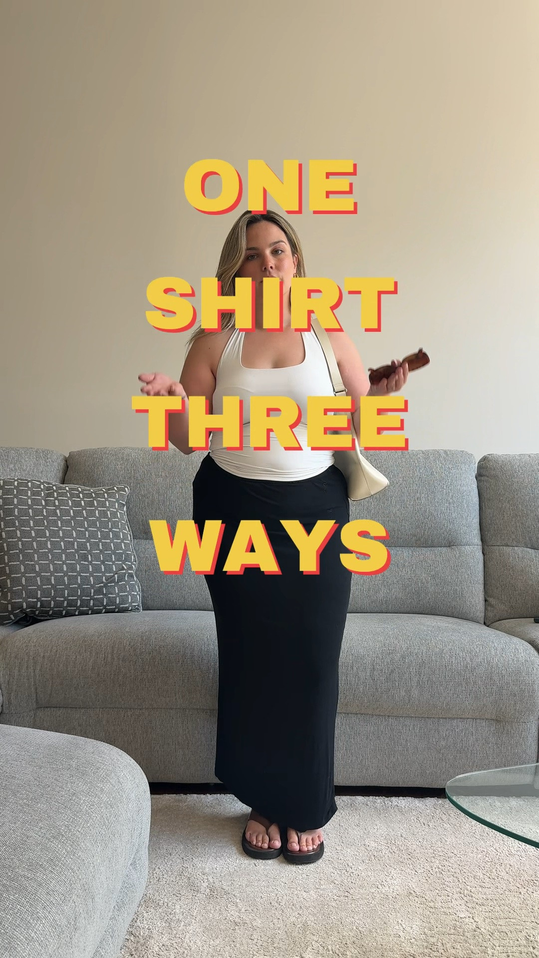 One shift 3 says as a midsize size 12! 

Wearing L in top!

#LTKmidsize