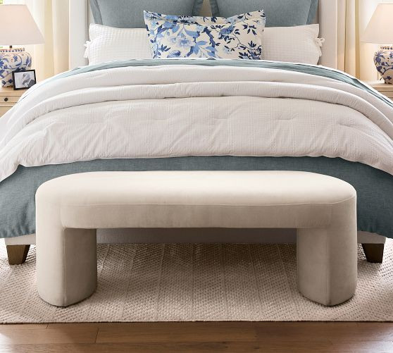 Kennedy Upholstered Bench (54") | Pottery Barn (US)