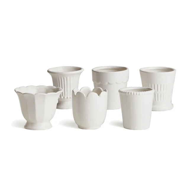 Seagate Mini Cachepots - Set of 6 | Cailini Coastal