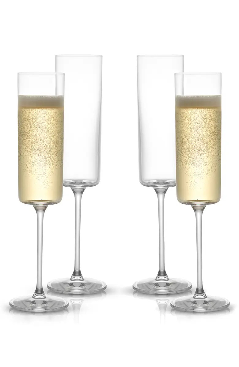 Claire Crystal Cylinder Champagne Glass - Set of 4 | Nordstrom Rack