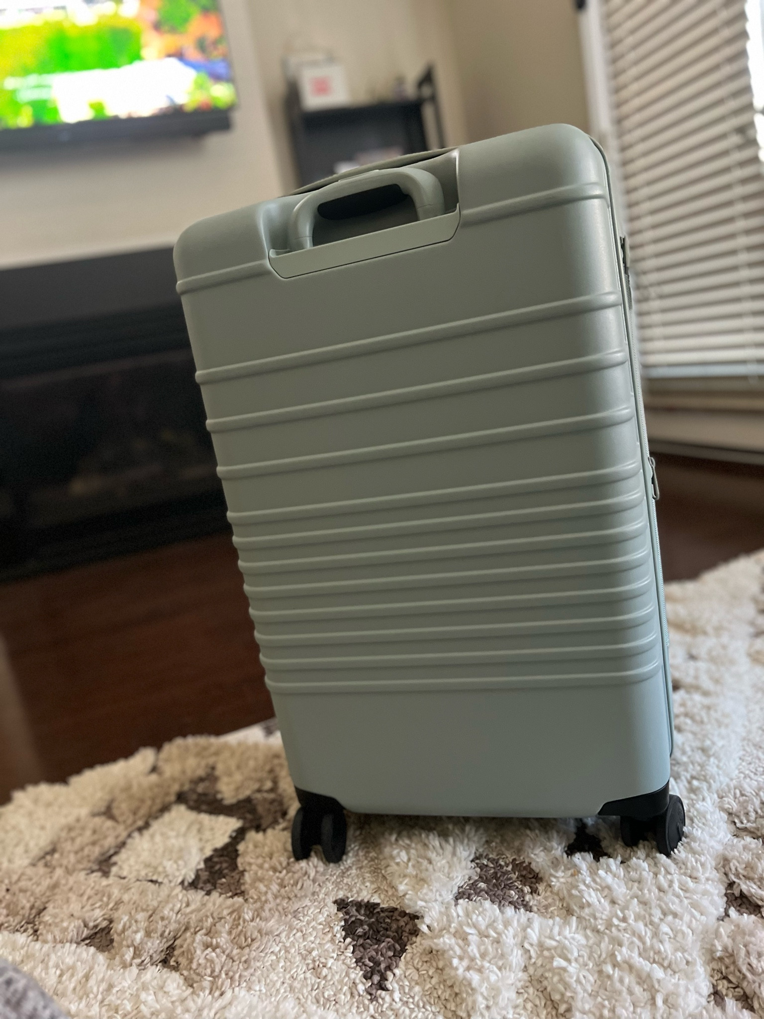 New suitcase! It is the BEST quality and so spacious & the color is stunning. 

#LTKtravel