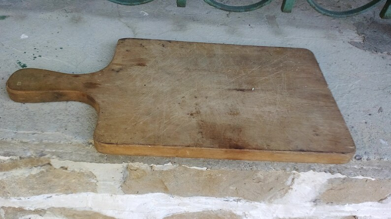 Antique Primitive Vintage Wood Bread Cutting Board Scoop | Etsy | Etsy (US)