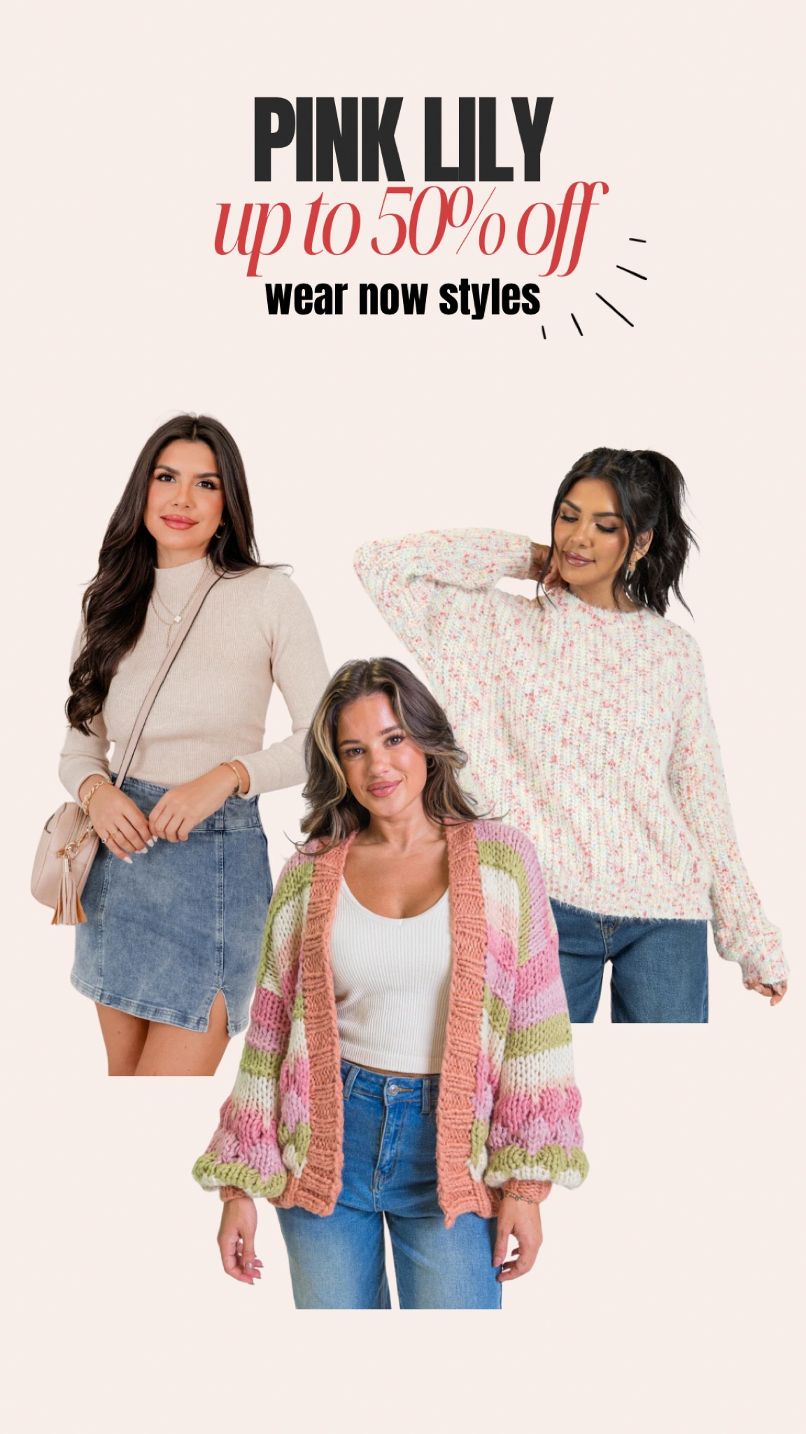 Up to 50% off wear now styles at Pink Lily 💕

#LTKSaleAlert #LTKFindsUnder50 #LTKStyleTip