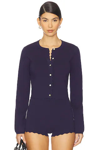 NIA Roxie Cardigan in Navy from Revolve.com | Revolve Clothing (Global)