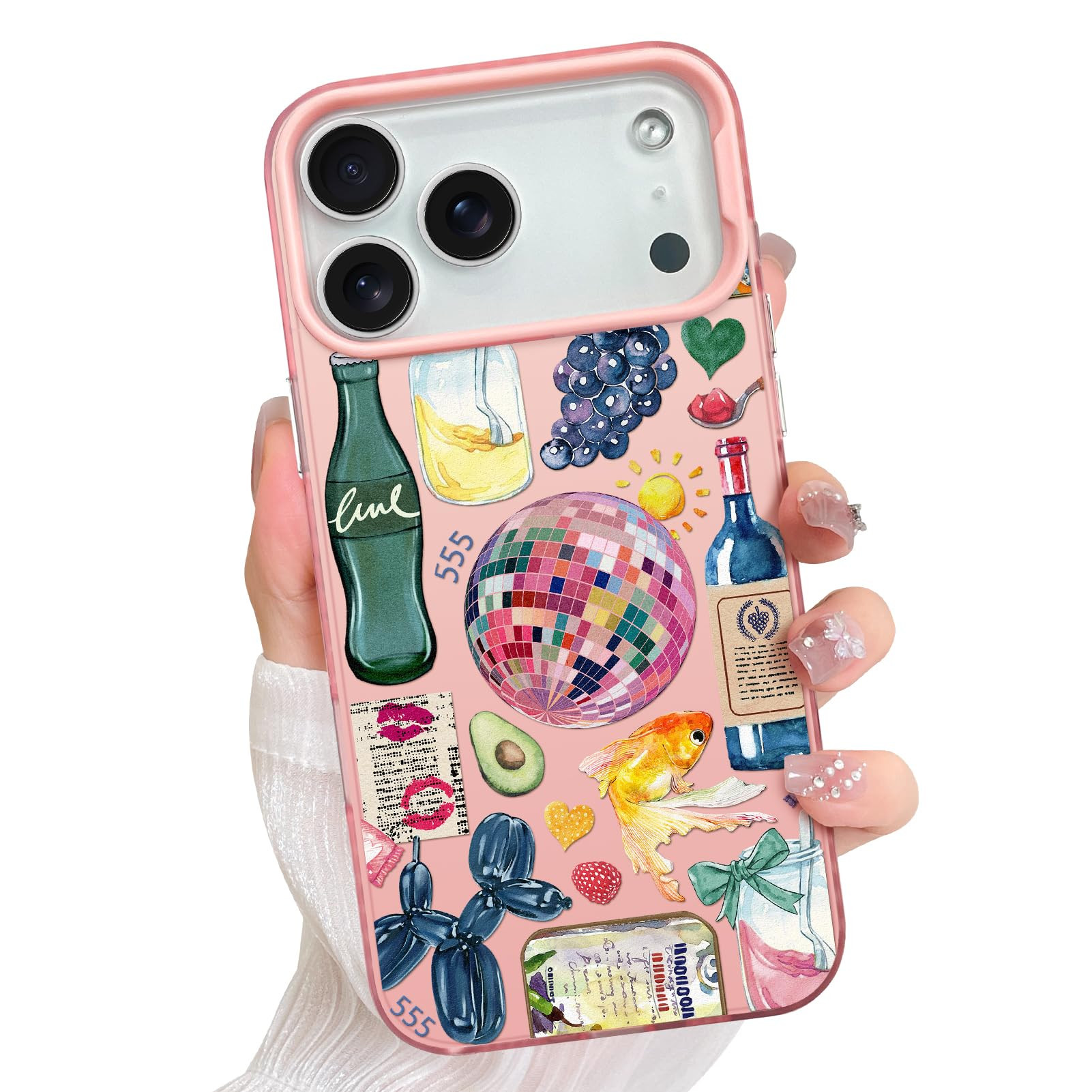 Compatible with iPhone 17 Pro Max Case Cute Aesthetic for Women Girls, Classic Retro Western Grap... | Amazon (US)