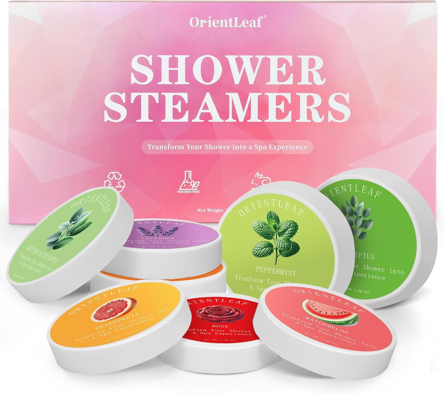 Shower Steamers Aromatherapy, Birthday Gifts for Women, 8 Pack Stress Relief Shower Bombs Christm... | Amazon (US)