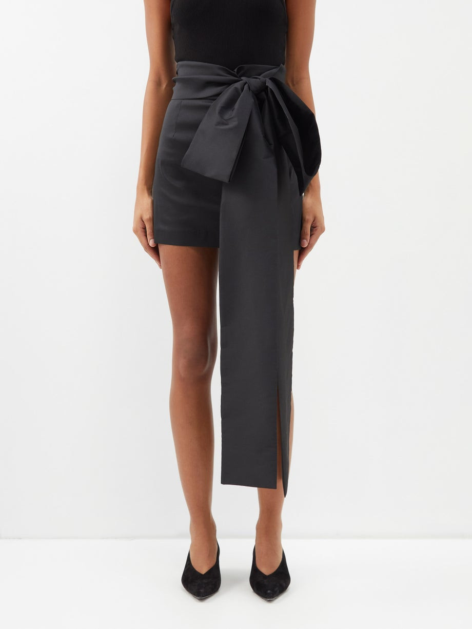 Bernard bow-waist taffeta mini skirt | BERNADETTE | Matches (US)