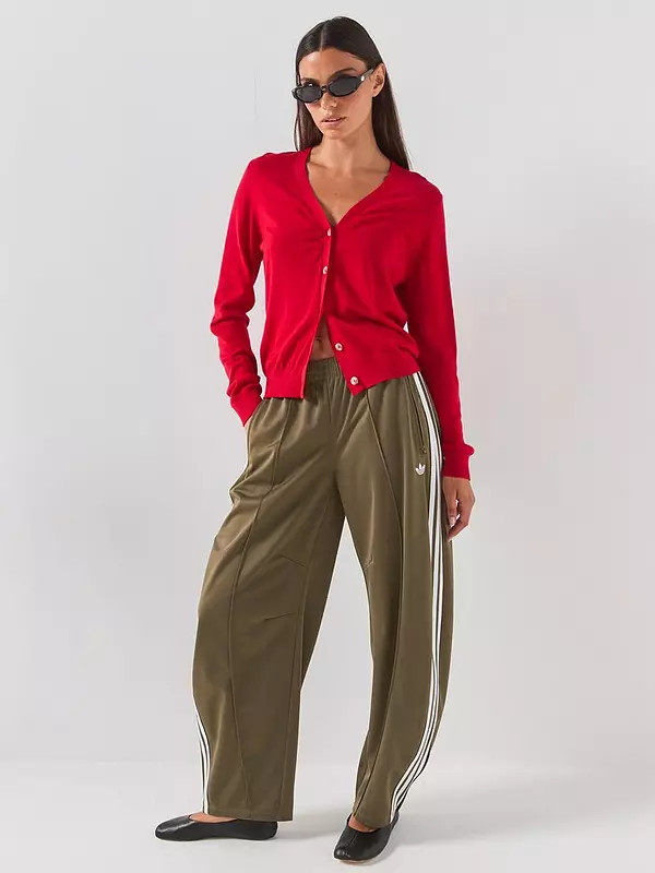 adidas Originals Women's Firebird Barrel Tracksuit Bottoms - Green | Very (UK)