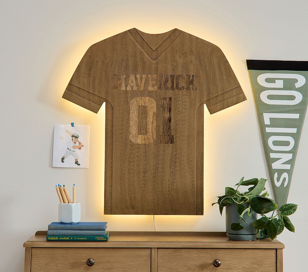 Personalized LED Sports Jersey (24"x 24") | Pottery Barn Kids