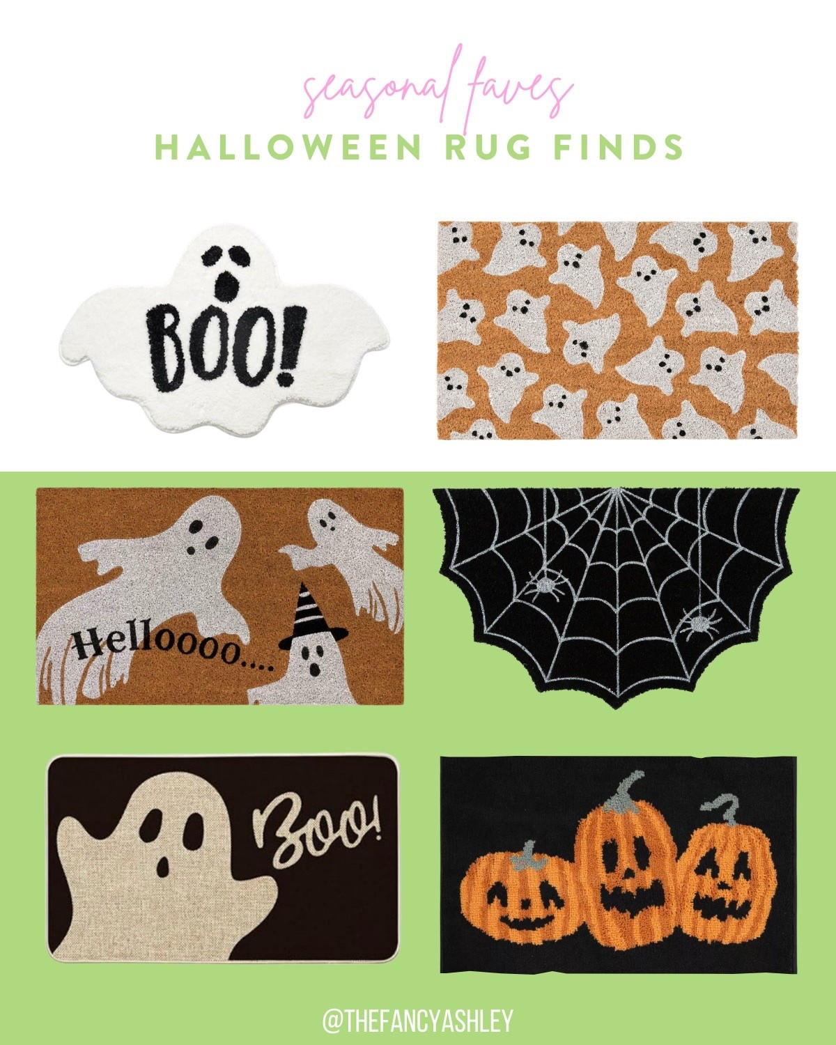 Seasonal faves - Halloween rug finds! How cute are these Halloween rugs? Perfect for adding a little spooky touch to your front porch Halloween home decor, with so many cute styles to choose from. Obsessed!


#LTKSeasonal #LTKHome #LTKFindsUnder50