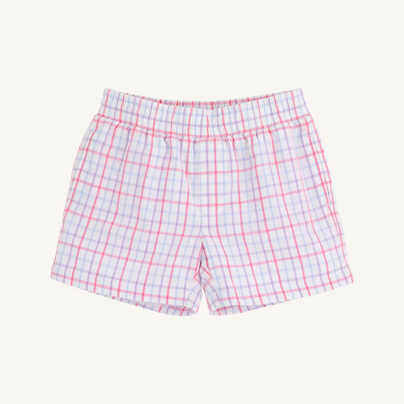 Sheffield Shorts - Pier Pointe Plaid with Nantucket Navy Stork | The Beaufort Bonnet Company