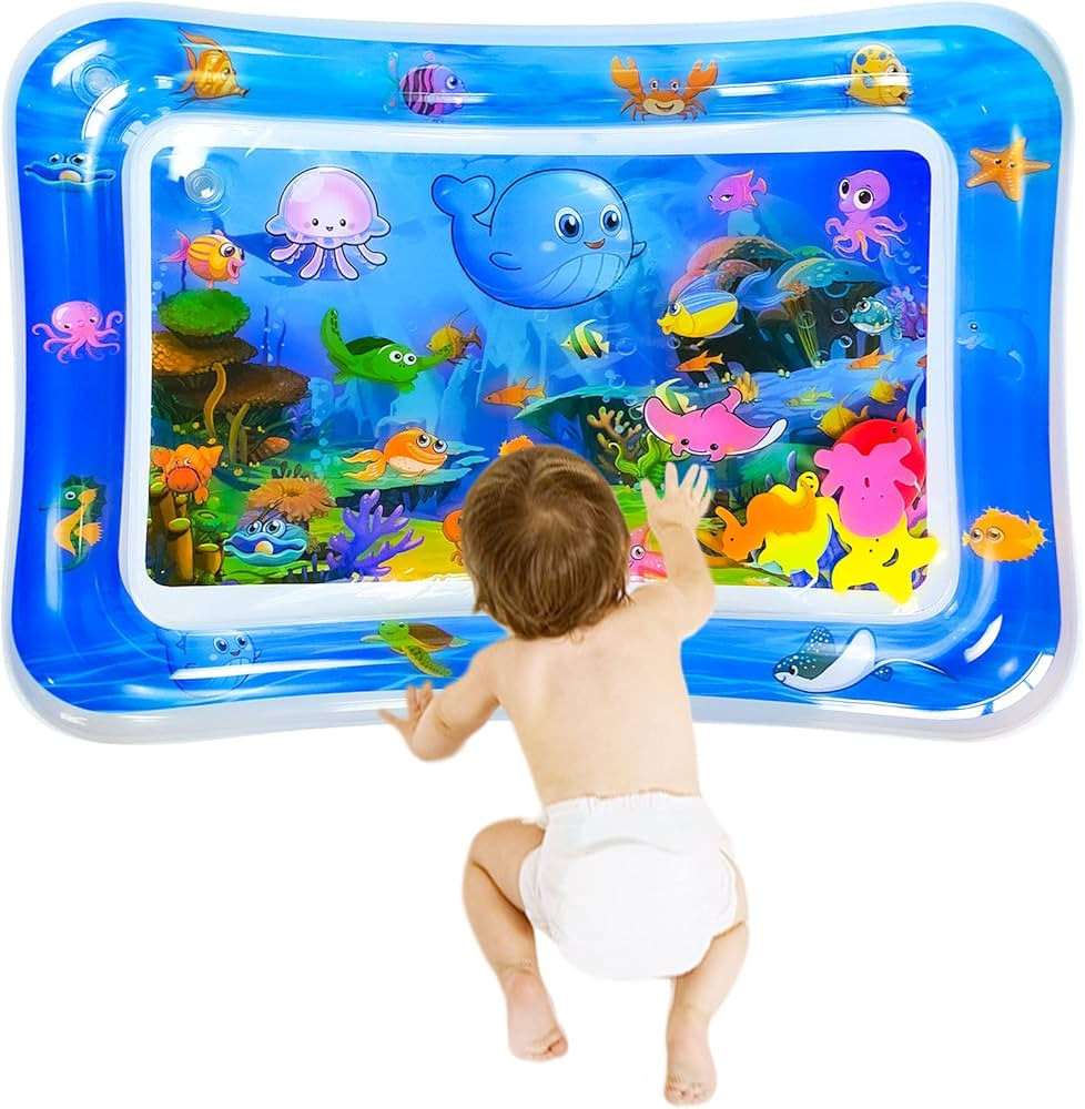 Water mat Infant Toys, Water mat Baby, Inflatable Play Mat Water Cushion Baby Toys, Fun Early Dev... | Amazon (US)
