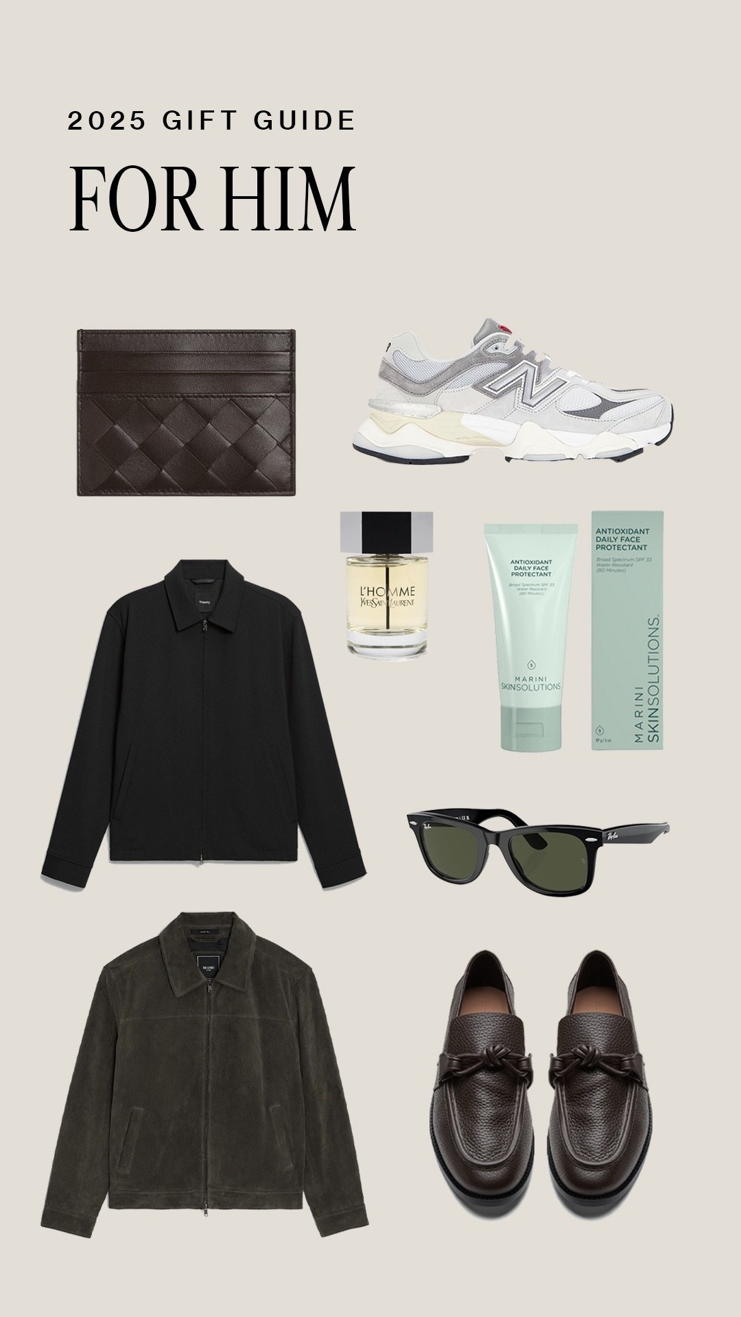 For him 2025 gift guide 🖤

Gift guide, holiday gift guide, easy gift guide, gifting ideas, gift guide ideas

#LTKMens #LTKHoliday #LTKGiftGuide