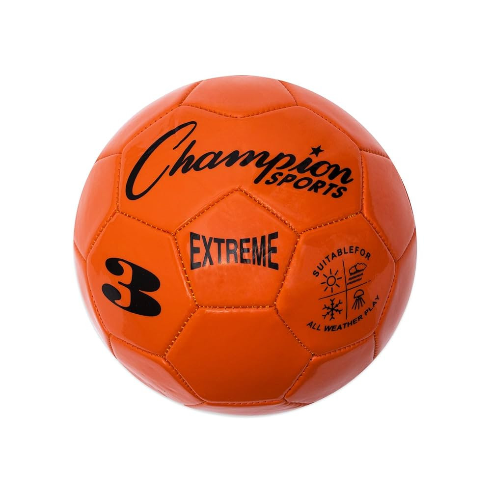 Champion Sports Extreme Series Soccer Ball – Sizes 3, 4, 5, Soft Touch, All Weather, High Air R... | Amazon (US)