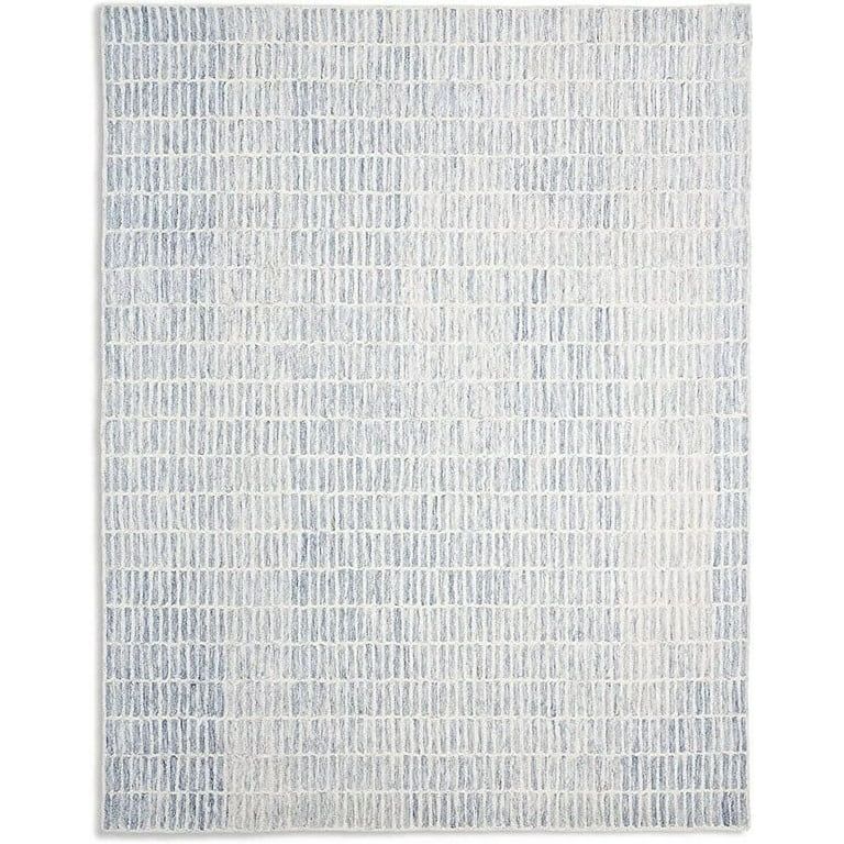 Natural Weave Handtuffted Capitola Wool Area Rug Blue, 8 x 10 FT | Walmart (US)