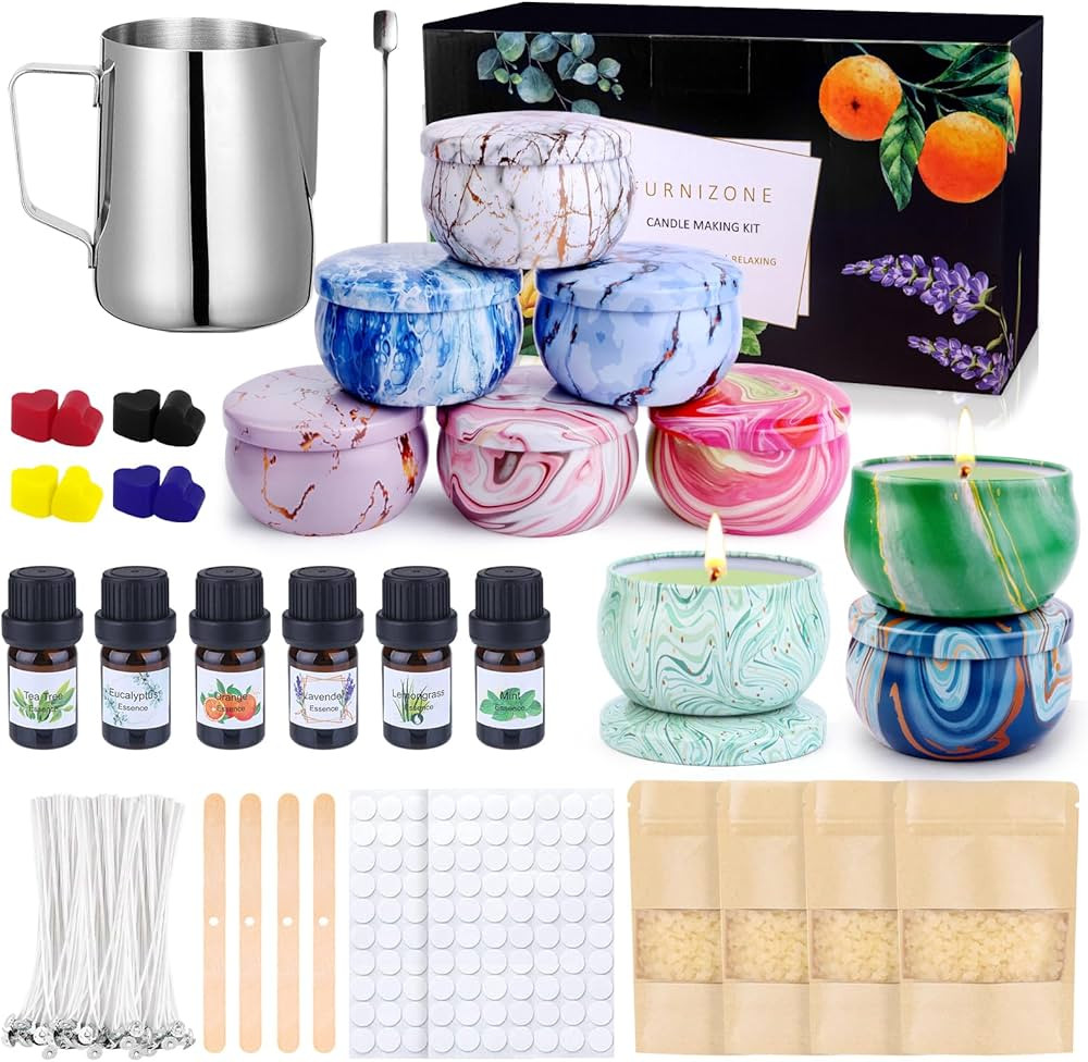 Candle Making Kit for Adults, Candles Making Supplies, Beginner Craft Kits, Christmas Gifts for W... | Amazon (US)