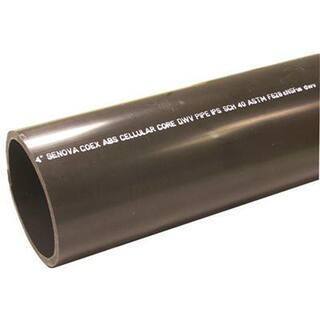 ABS-DWV Pipe, Cellular Core, 1-1/2 in. x 10 ft. | The Home Depot
