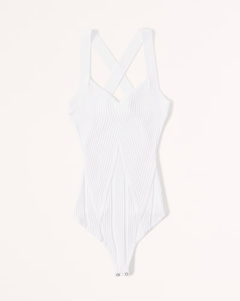 Sweetheart Cross-Back Bodysuit | Abercrombie & Fitch (US)