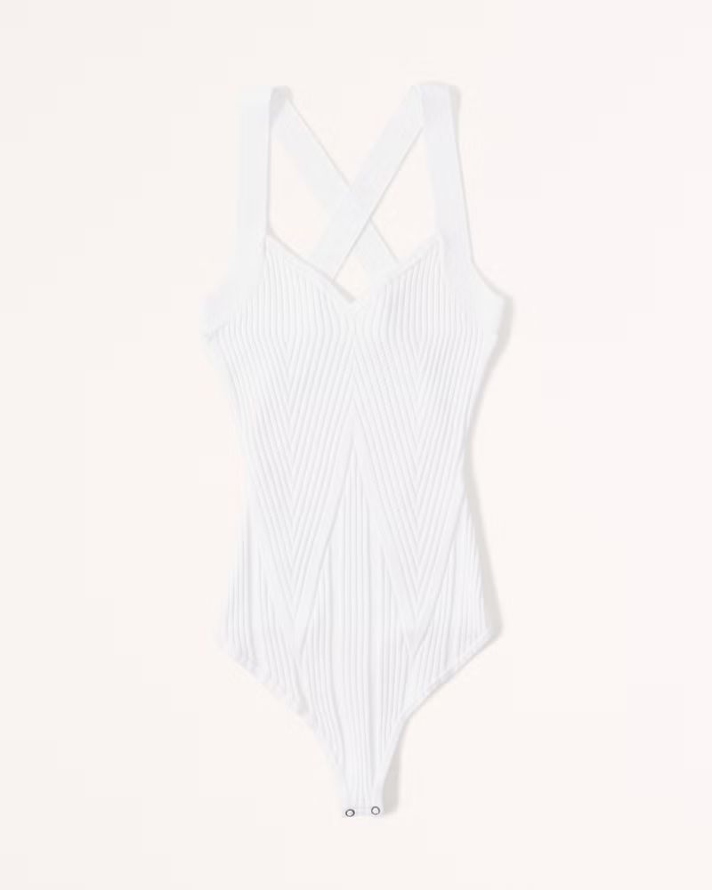 Sweetheart Cross-Back Bodysuit | Abercrombie & Fitch (US)