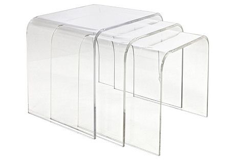 Waterfall Nesting Tables, Set of 3 | One Kings Lane