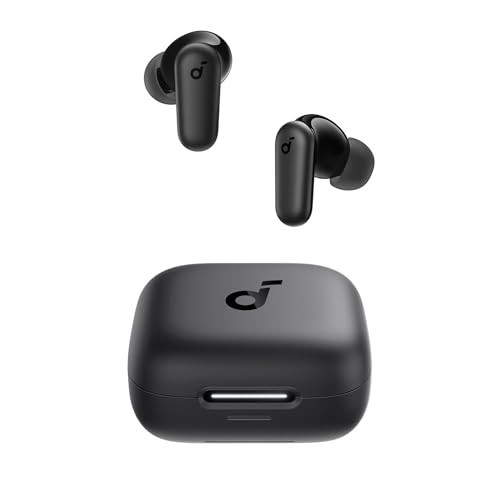 Soundcore P30i by Anker Noise Cancelling Earbuds, Strong and Smart Noise Cancelling, Powerful Bass, 45H Playtime, 2-in-1 Case and Phone Stand, IP54, Wireless Earbuds, Bluetooth 5.4 (Black) | Amazon (US)
