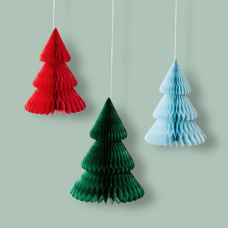 3ct Honeycomb Trees Décor - Spritz™ | Target