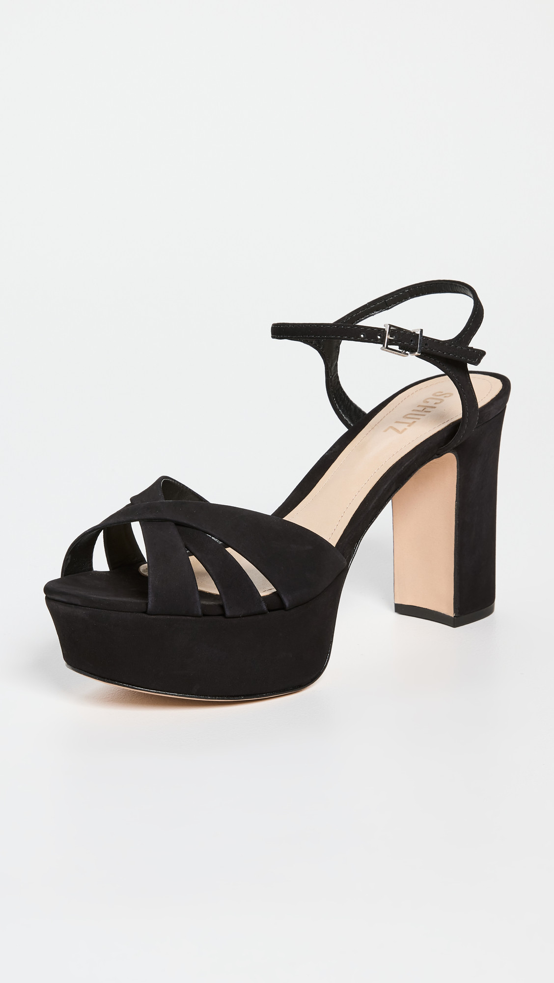 Schutz Keefa Platform Sandals Black 9.5 | Shopbop