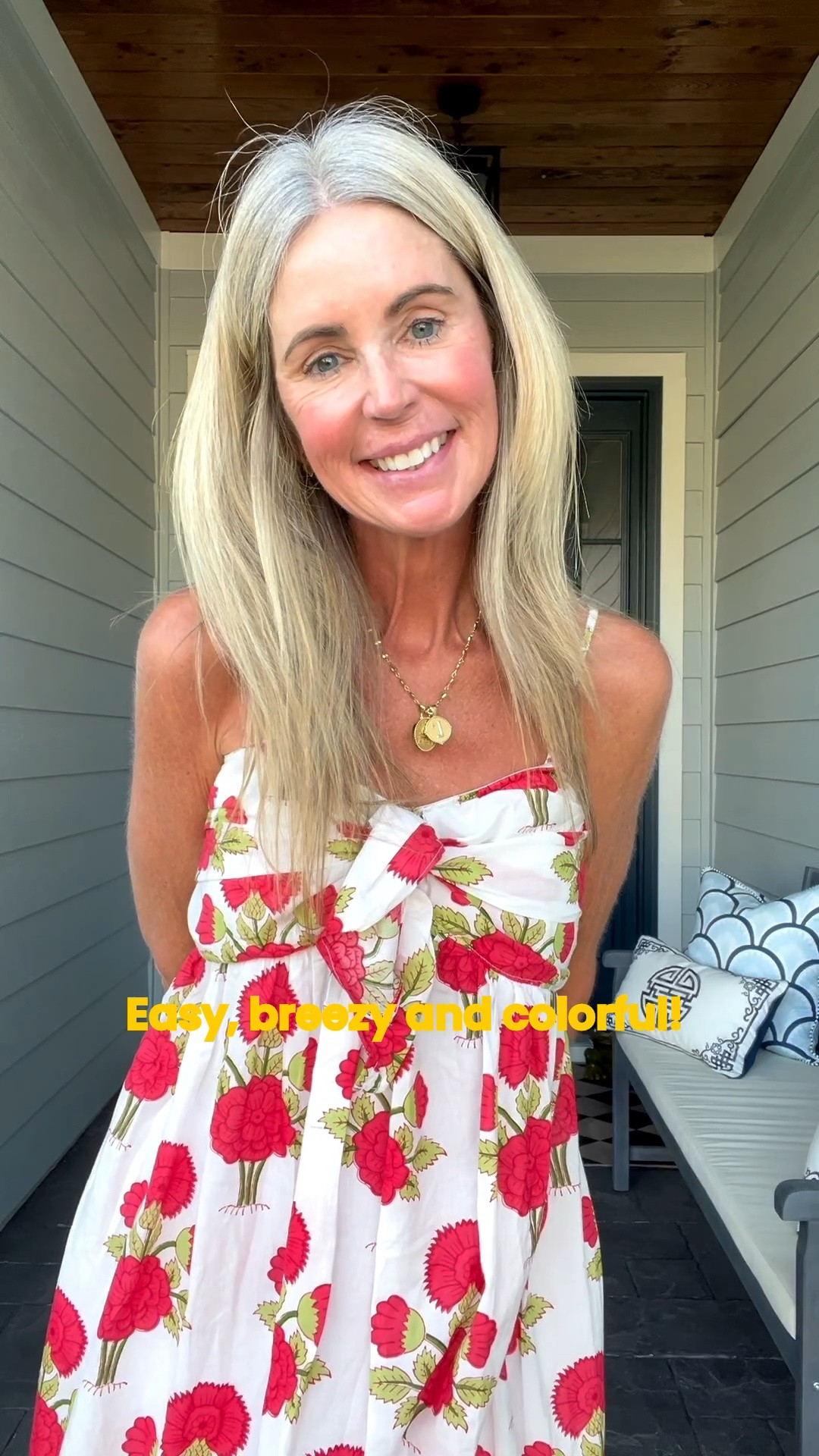 🌺 The prettiest end-of-summer dress 🌺

I’m a sucker for a great floral, and this Faherty dress had me at first sight. The Voile Alexi Dress in Bloom Poem is feminine, effortless and one of those pieces you can dress up or down. I love the tie-front detail, easy maxi length and that gorgeous red floral print. ❤️

Perfect now with flat sandals, and I’d take it right into early fall with a denim jacket and a cute cardigan.

Wearing XS.

#Faherty #FahertyBrand #LTKStyleTip #LTKFashion #LTKFinds #FloralDress #MaxiDress #EndOfSummerStyle #TransitionalStyle #Over50Style #StyleOver50 #AnchorGirlLiving
