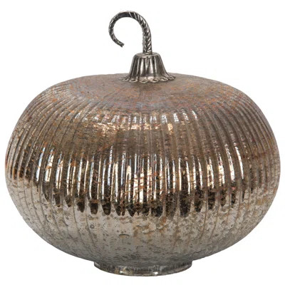 Foil Glass Lustre Mercury Pumpkin | Wayfair North America
