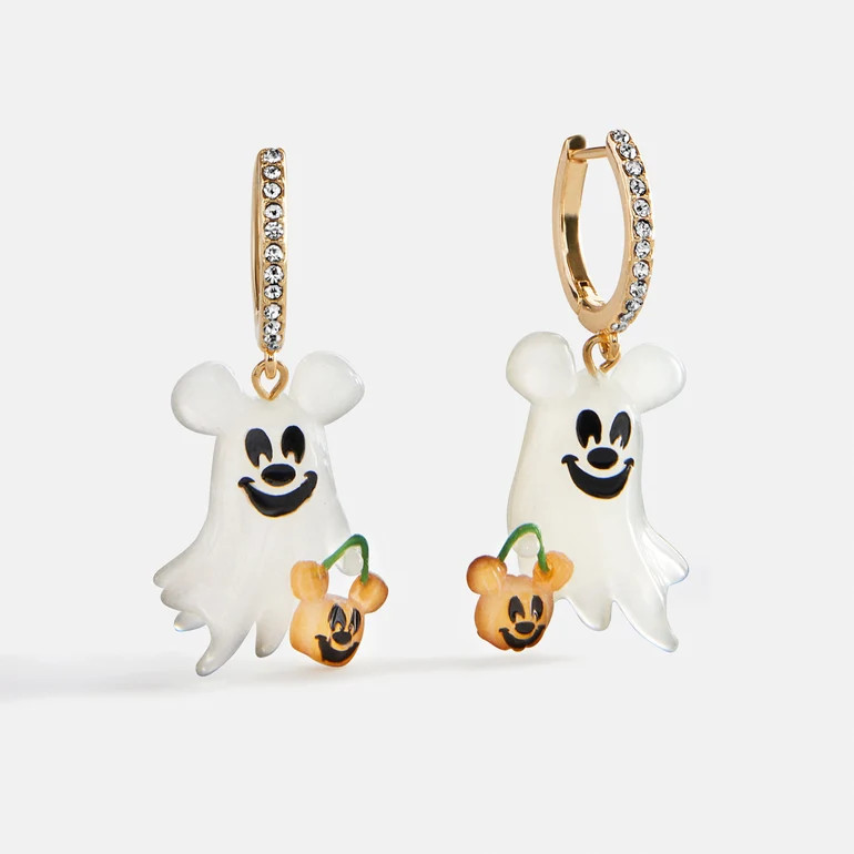 Disney Mickey Mouse Ghost Huggie Earrings - Multi | BaubleBar