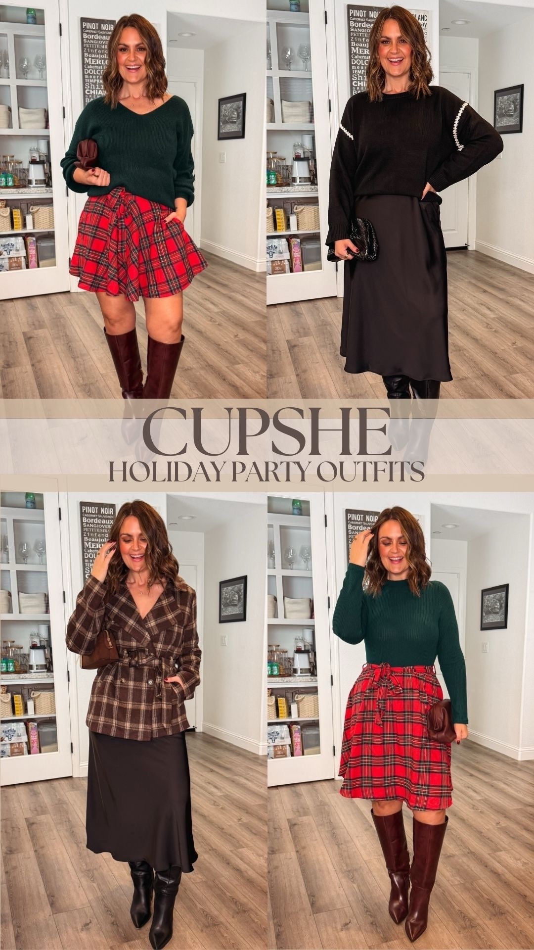 Holiday Party Outfit Ideas from Cupshe!!

Sweater, medium Skirts, xl (almost large) Dress, large Boots, wide calf 10 (true size) Size 12

holiday fashion, party outfit, finds under 50, sale alert, new arrivals, christmas outfit, winter fashion, mini skirt, maxi skirt, gifts for her, sweater, courtney hamilton 

#LTKHoliday #LTKSeasonal #LTKFindsUnder100