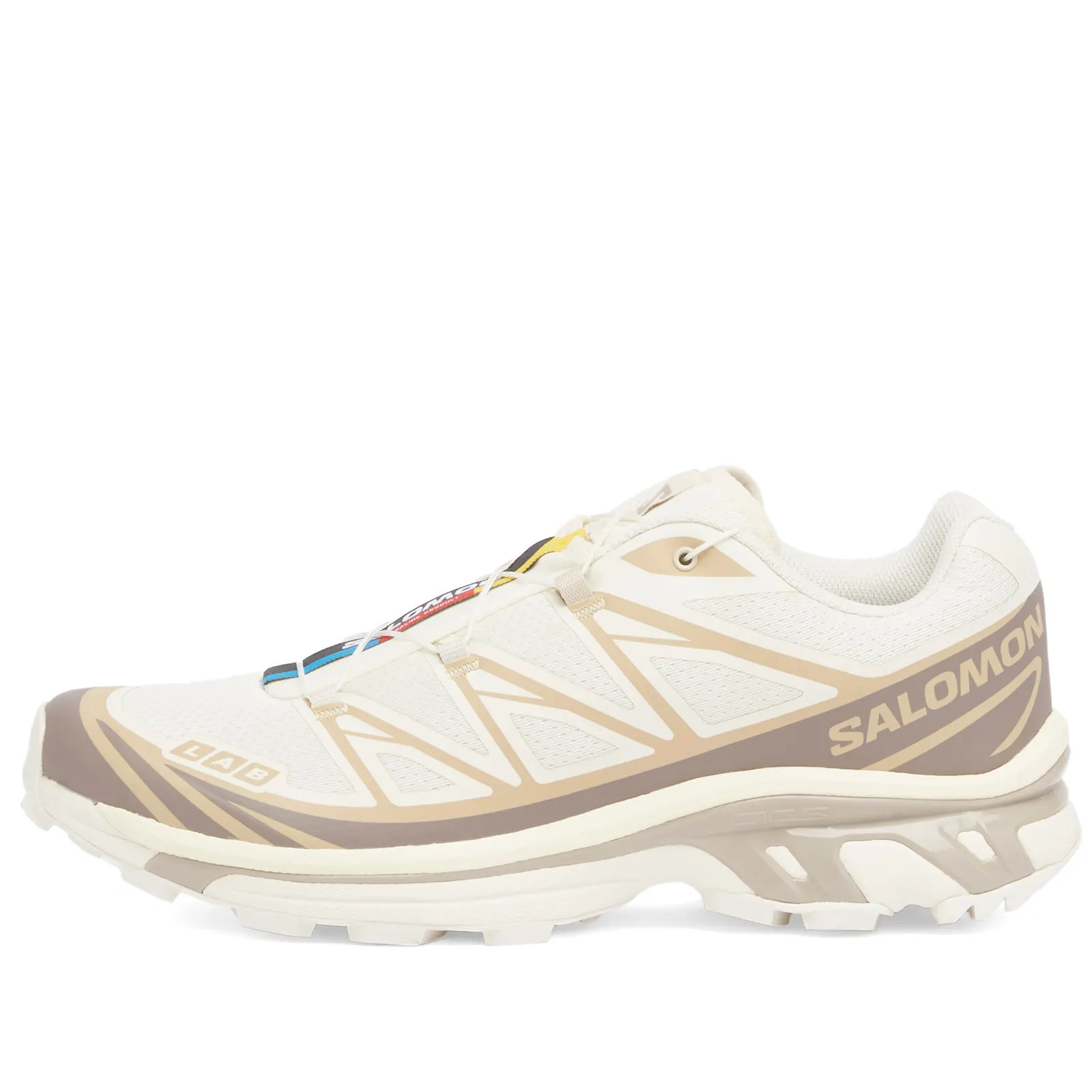 Salomon Xt-6 Sneaker in Vanilla Ice/Iron/Etherea, Size UK 5.5 | END. Clothing