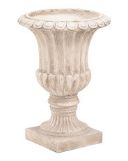 19.5x26.5 Outdoor Distressed Pedestal Urn Planter | TJ Maxx