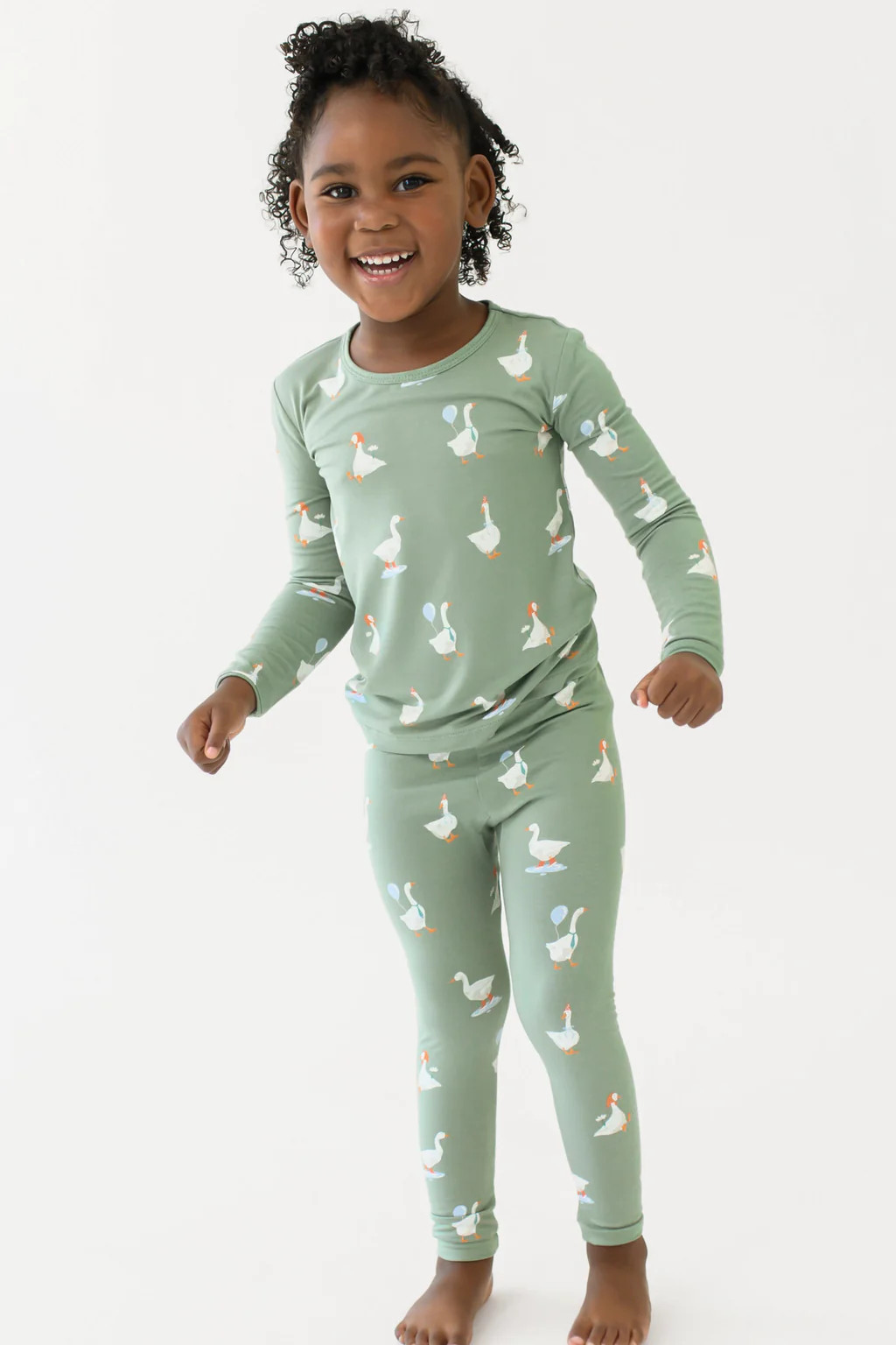 Long Sleeve Pajamas in Silly Goose | Kyte Baby
