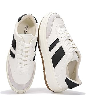 Project Cloud Platform Sneakers for Women - Lightweight Memory Foam Insole Womens Sneakers - Non-... | Amazon (US)