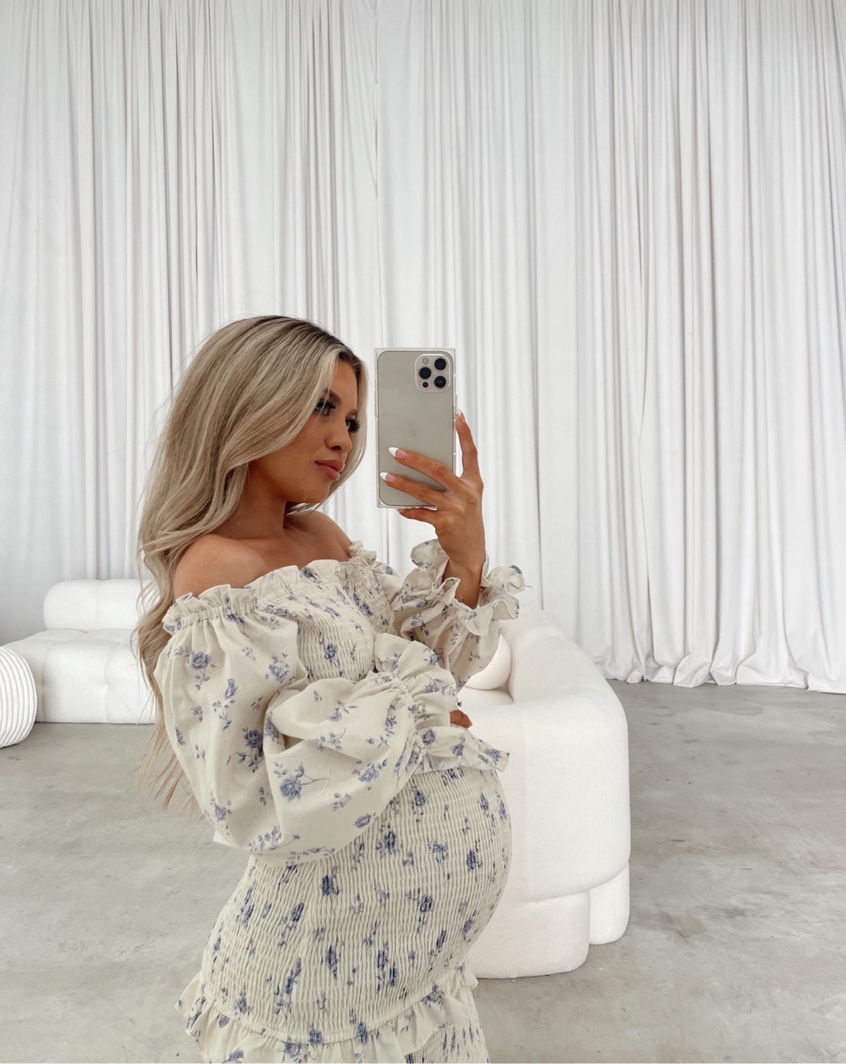an absolute show stopper of a dress !! love how this enhances the bump 🥹✨ 

wearing a size small, currently 38 weeks pregnant + i am 4’9

bump friendly dresses, maternity dresses, mommy to be, gifts for her, gifts for the new mama, easter dresses, spring dresses, shop worth collective, petite fashion, petite maternity fashion, petite dresses, dresses, neutral dresses , off the shoulder dresses, baby shower dress, gender reveal dress, boy mom dress 

#LTKBump #LTKStyleTip #LTKPetite
