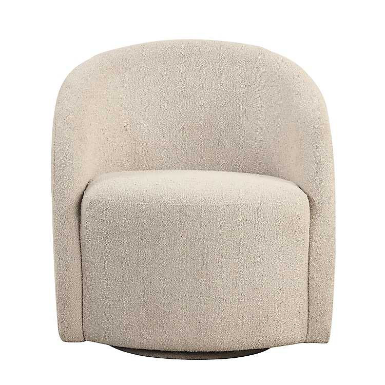 Khaki Boucle Danielle Accent Chair | Kirkland's Home