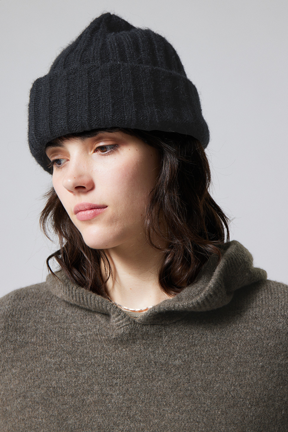 Weiche gerippte Beanie | Weekday
