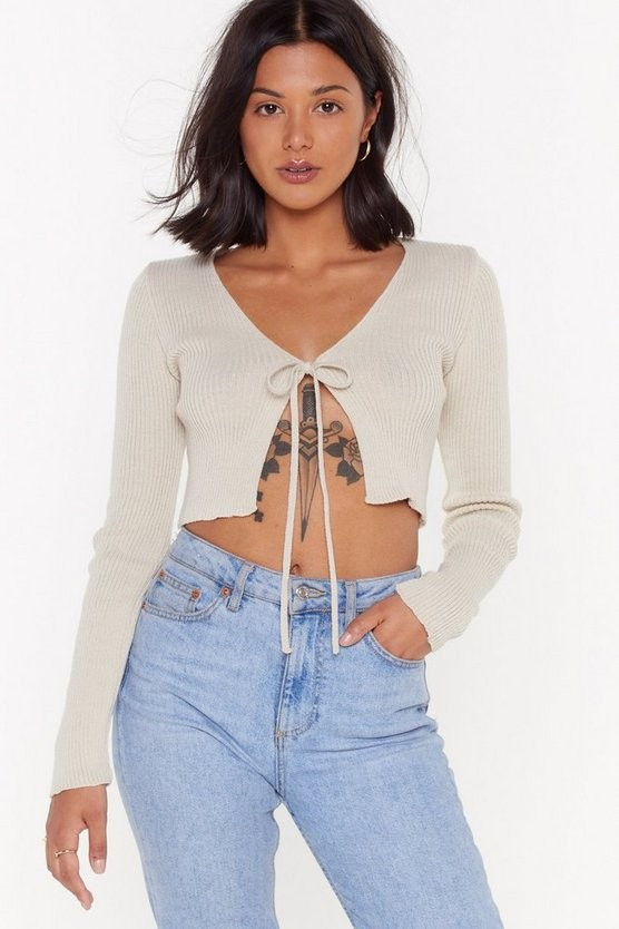 We All Love a Tie-r Cropped Cardigan | NastyGal (US & CA)