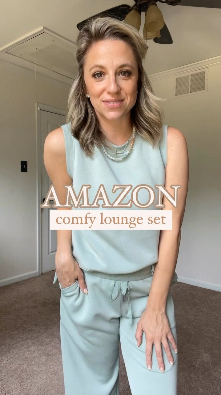 Amazon, Amazon fashion, comfy set, lounge set, travel look, travel set, affordable fashion, summer lounge set

#LTKTravel #LTKStyleTip #LTKSummerSales