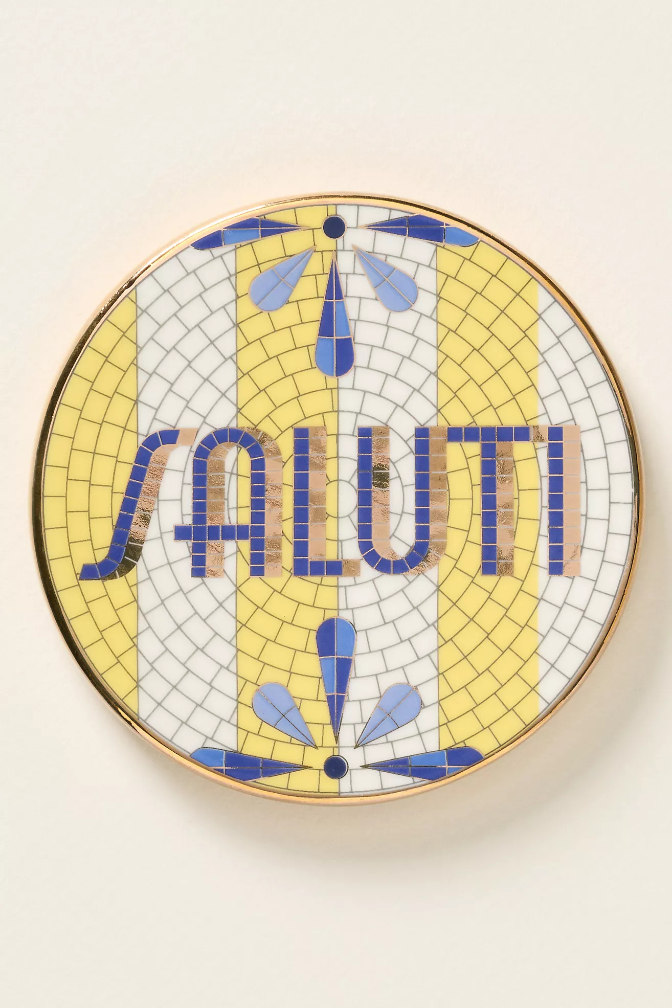 The Bistro Tile Stoneware Coaster: Italia Edition | Anthropologie (UK)