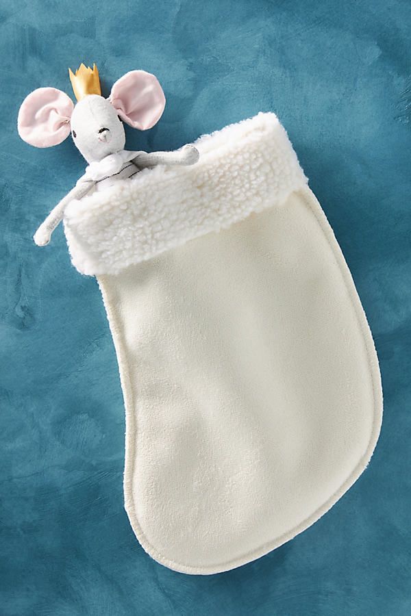 10x2 Studio Miniature Mouse Stocking By 10x2 Studio in Blue | Anthropologie (US)