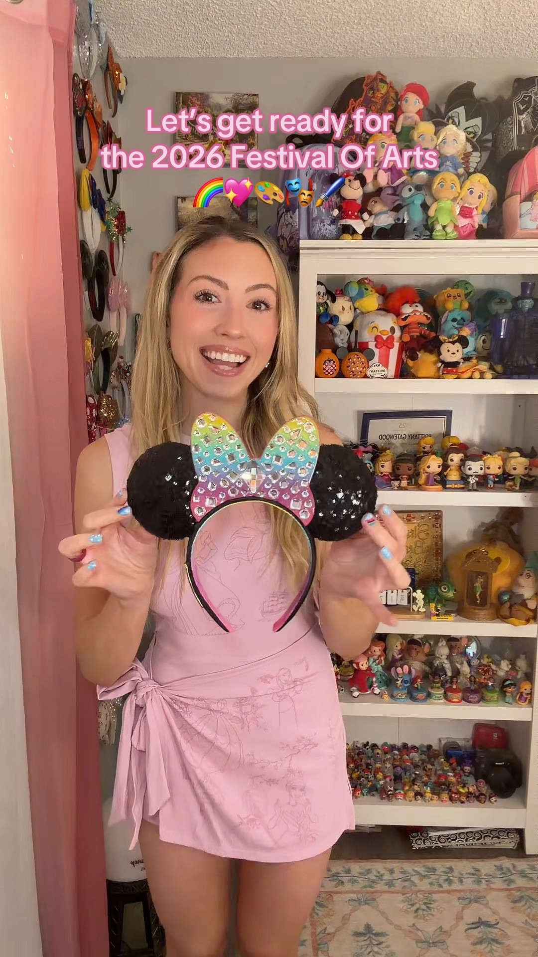 State of the Art. 🖼️✨💜 Taking a stroll through EPCOT in my FARTS-inspired fit! There’s nothing like the creative energy at this festival. 🌈🎨 Who else is ready to eat their way through the Food Studios? 🎨🍱

✨ Outfit deets: 
🎨 ears @Disney Parks
  🎨 dress @Etsy
  🎨 bag @Dooney and Bourke
  🎨 accessories @Little Words Project  #epcotfestivalofthearts #disneyparks #disneyoutfit #epcot2026 #disneyworld2026 @Disney @Disney Style 

#LTKgrwm #LTKootd