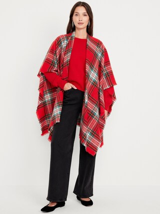 Flannel Poncho | Old Navy (US)
