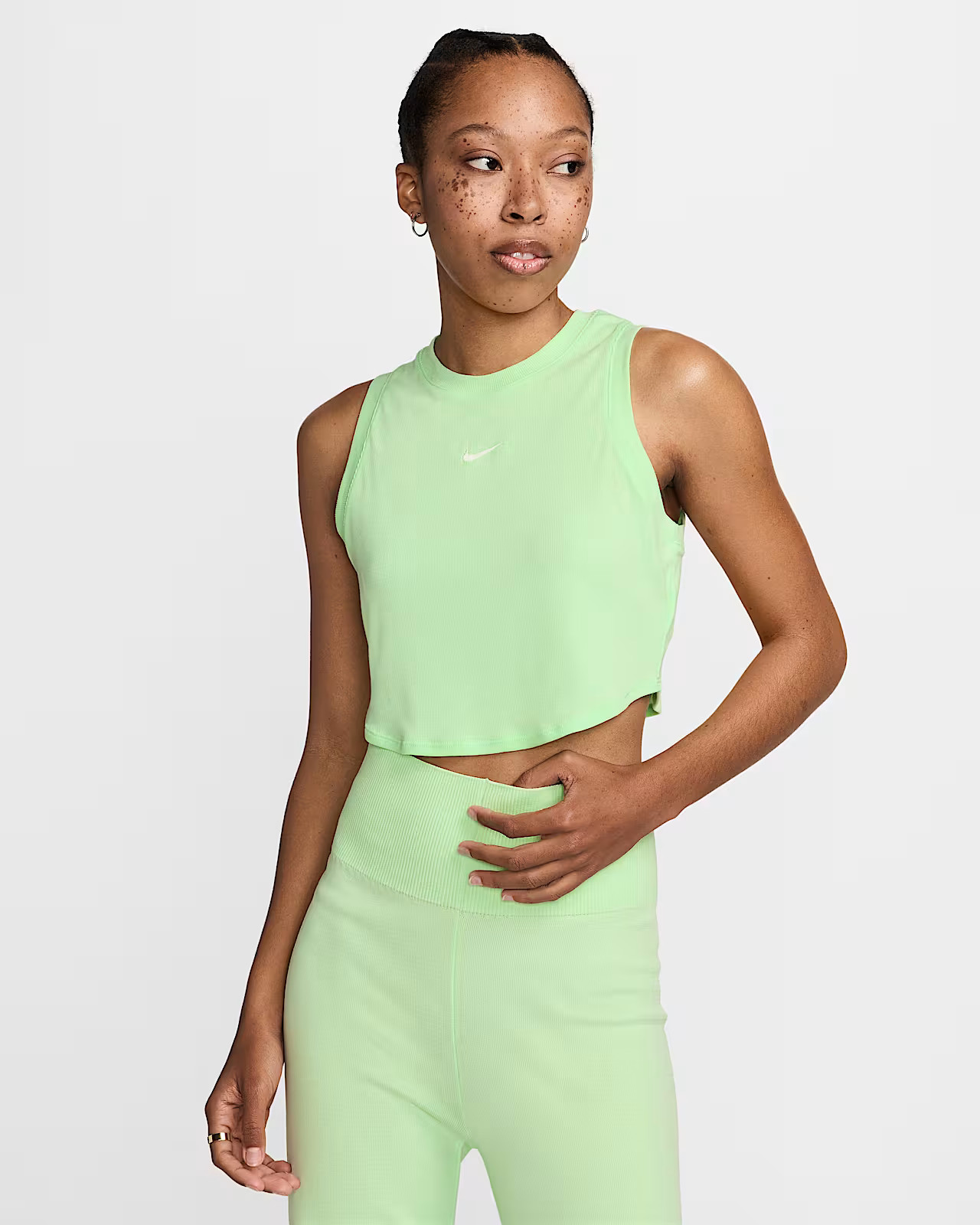 Nike Sportswear Chill Knit Women's Tight Cropped Mini-Rib Tank Top. Nike.com | Nike (US)