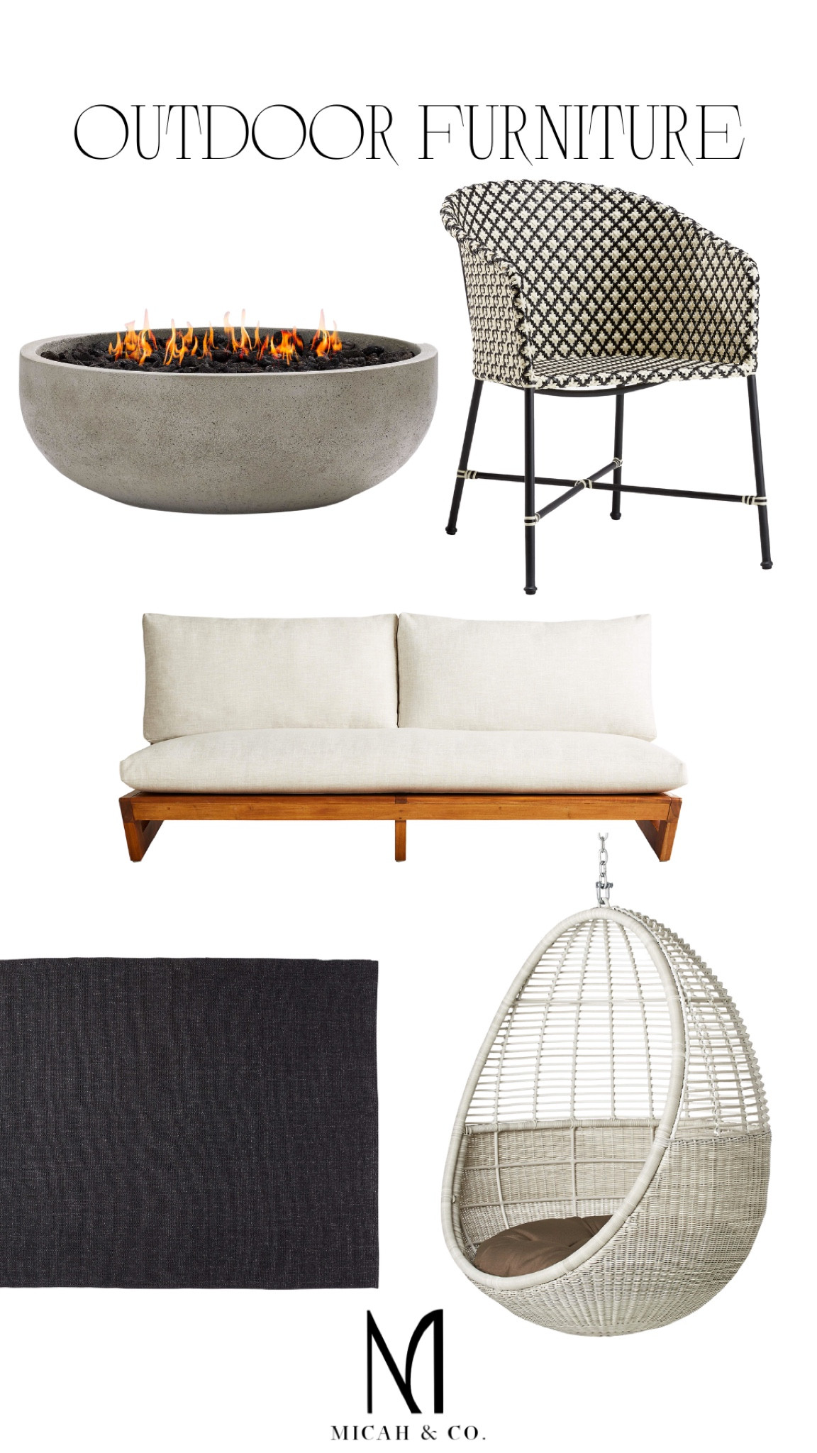 Spring outdoor furniture.😍 

@micahabbanantodesigns 

#timelesswithanedge
#micahandco

#LTKhome #LTKSeasonal #LTKFind