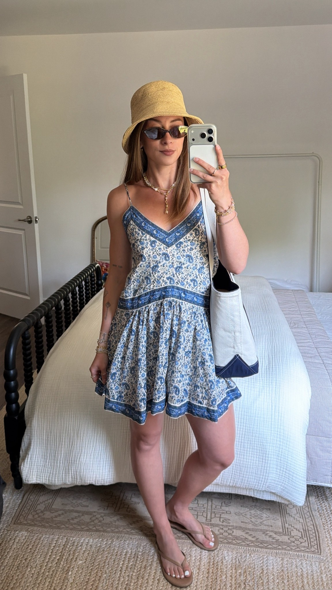 5/18/26 casual summer dress outfit inspo 🤍

Summer dress from Abercrombie, lack of color bucket hat, and my favorite summer  flip flops from TKEES - perfect summer outfit for a hot summer day!!

#LTKootd #LTKSeasonal