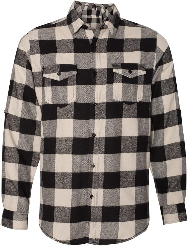 Burnside Men's 8210 Yarn-Dyed Long Sleeve Flannel Shirt | Amazon (US)