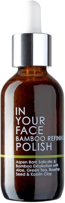 In Your Face Bamboo Refining Polish – Natural Face Scrub & Facial Scrub Exfoliator with Bamboo,... | Amazon (US)